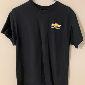 Chevrolet t-shirt black, size medium, Gildan, used.
